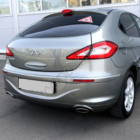 Бампер задний в цвет кузова Chery M11 (M12) (2008-2016) хэтчбек