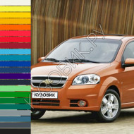 Бампер передний в цвет кузова Chevrolet Aveo T250 (2006-2012) седан