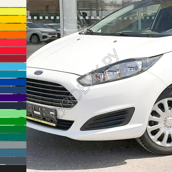 Бампер передний в цвет кузова Ford Fiesta MK6 (2013-2019) рестайлинг Бампер передний в цвет кузова Ford Fiesta MK6 (2013-2019) рестайлинг