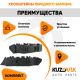 Кронштейны переднего бампера Kia Rio 3 (2015-) рестайлинг (2 шт) комплект KUZOVIK